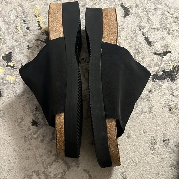 NAOT Alana cork rubber platform sandals size 11 - Picture 4 of 5